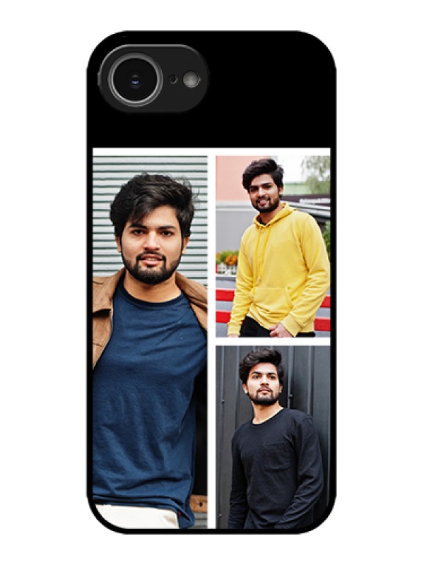 Custom Apple iPhone 16e Custom Metal Phone Case - Upload Multiple Picture Design