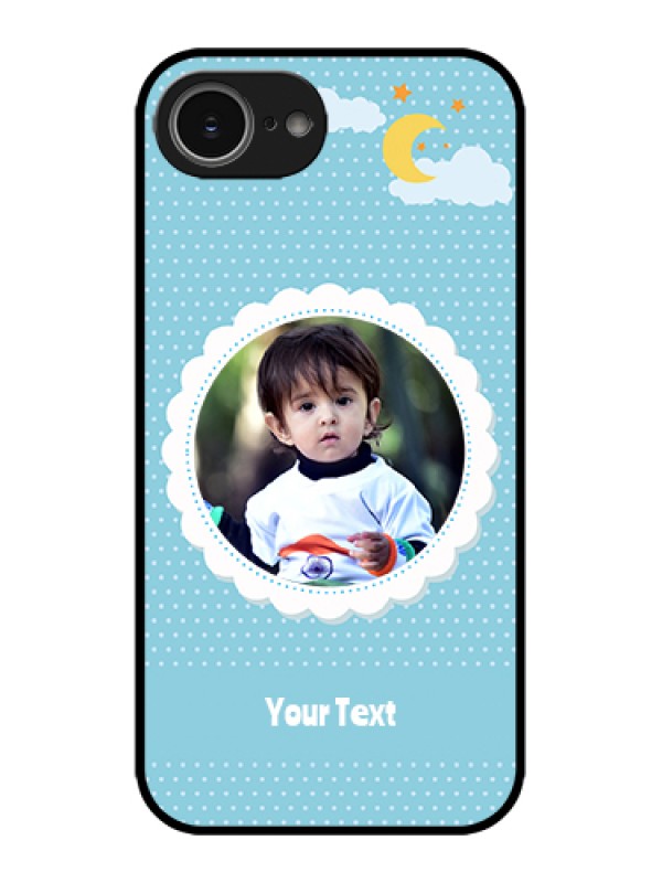 Custom Apple iPhone 16e Custom Metal Phone Case - Violet Pattern Design