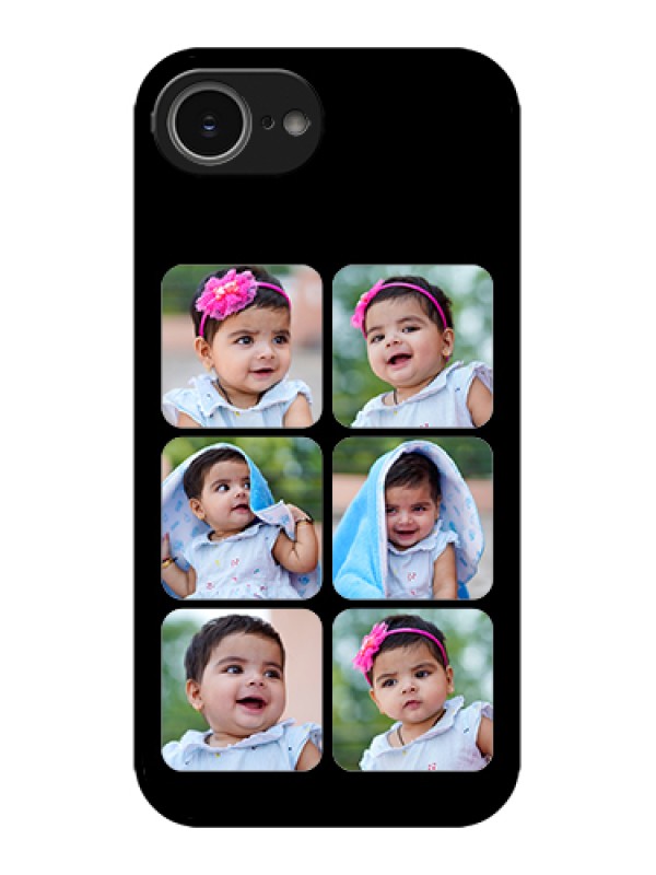 Custom Apple iPhone 16e Custom Metal Phone Case - Multiple Pictures Design