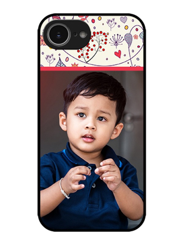 Custom Apple iPhone 16e Custom Metal Phone Case - Premium Floral Design