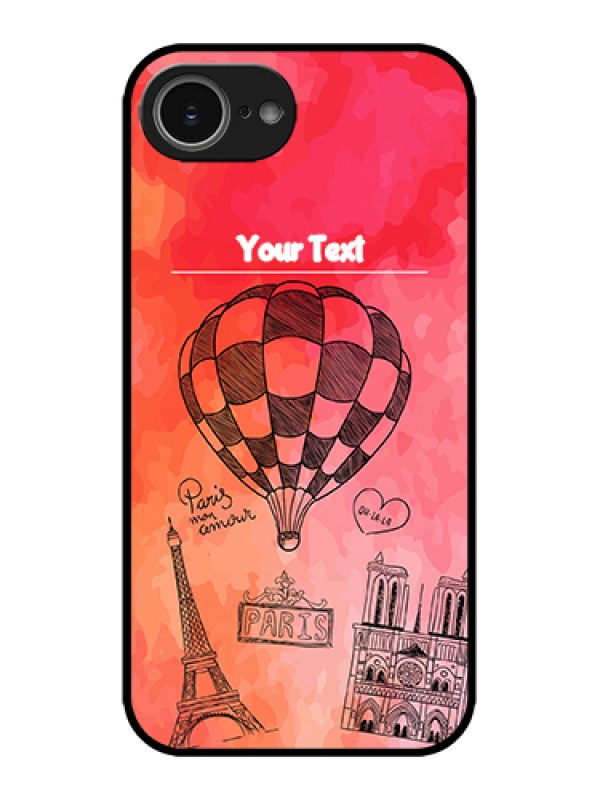 Custom Apple iPhone 16e Custom Metal Phone Case - Paris Theme Design