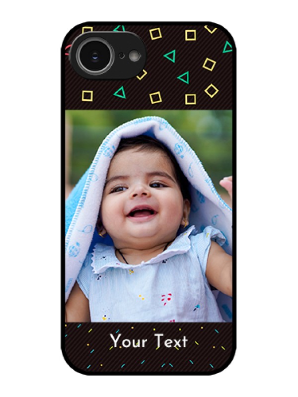 Custom Apple iPhone 16e Custom Metal Phone Case - With Confetti Birthday Design