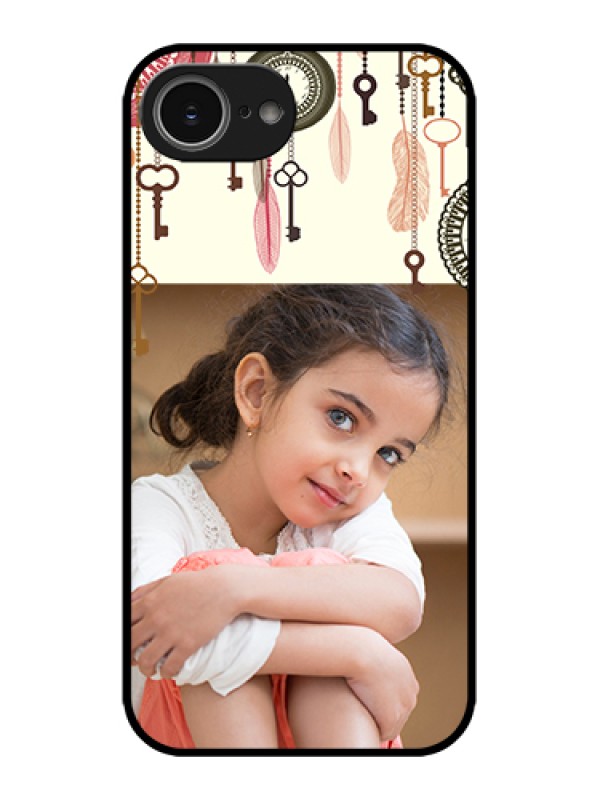 Custom Apple iPhone 16e Custom Metal Phone Case - Boho Style Design