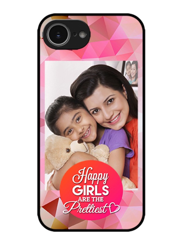 Custom Apple iPhone 16e Custom Metal Phone Case - Abstract Triangle Design