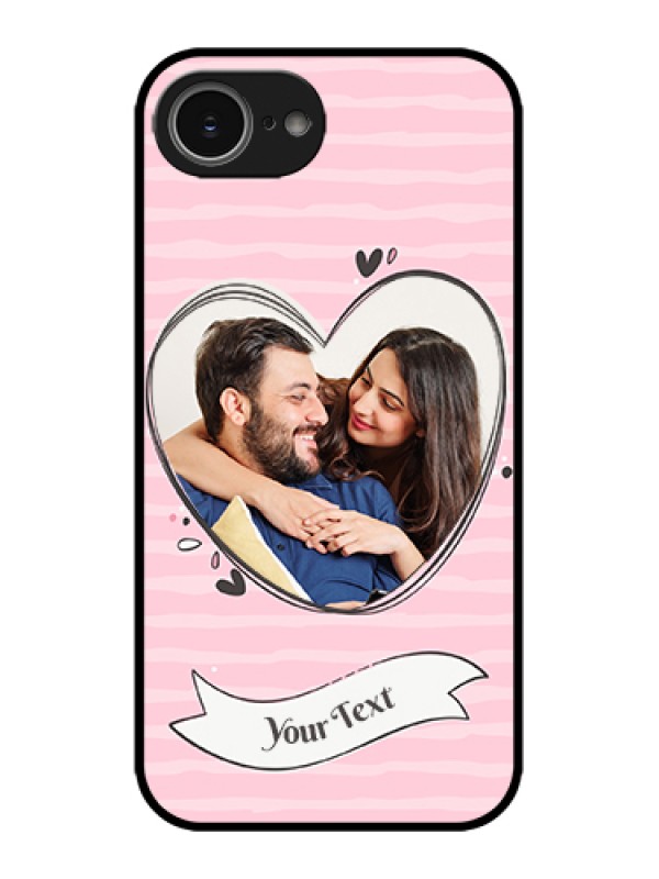 Custom Apple iPhone 16e Custom Metal Phone Case - Vintage Heart Design