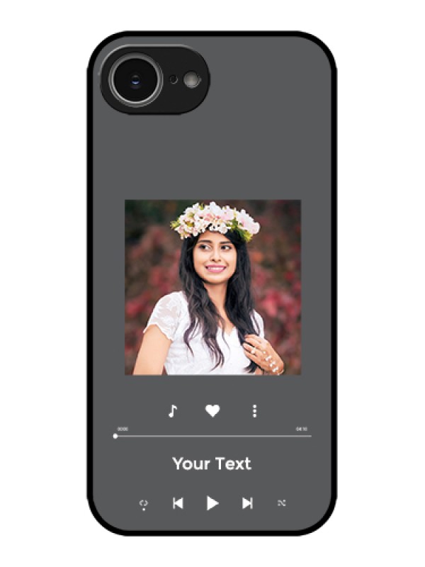 Custom Apple iPhone 16e Custom Metal Phone Case - Play The Music Design