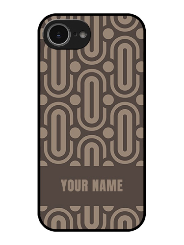 Custom Apple iPhone 16e Custom Metal Phone Case - Captivating Zero Pattern Design