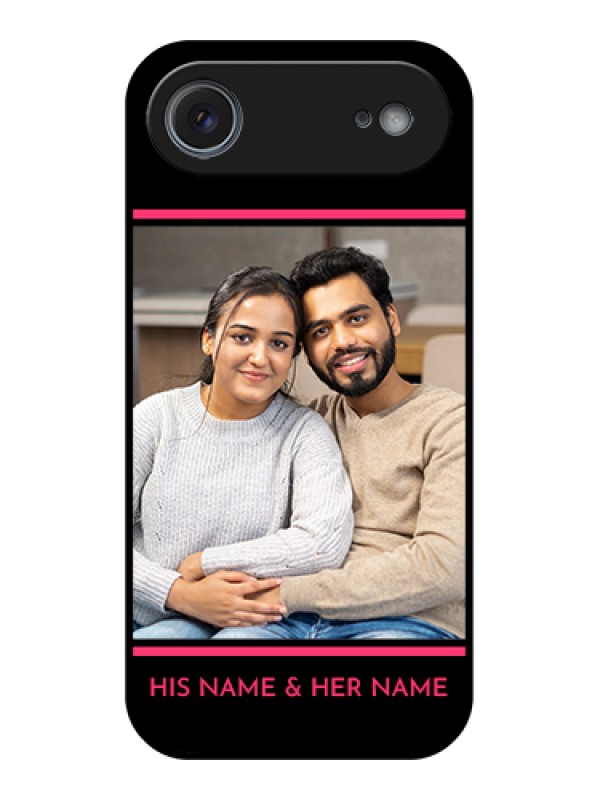 Custom Apple iPhone 17 Air Custom Metal Phone Case - With Add Text Design