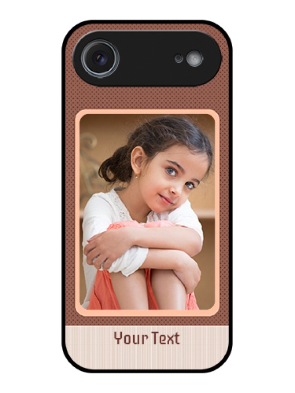 Custom Apple iPhone 17 Air Custom Metal Phone Case - Simple Pic Upload Design