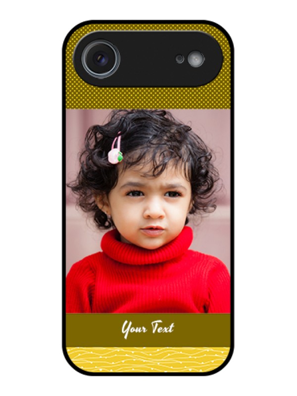 Custom Apple iPhone 17 Air Custom Metal Phone Case - Simple Green Color Design