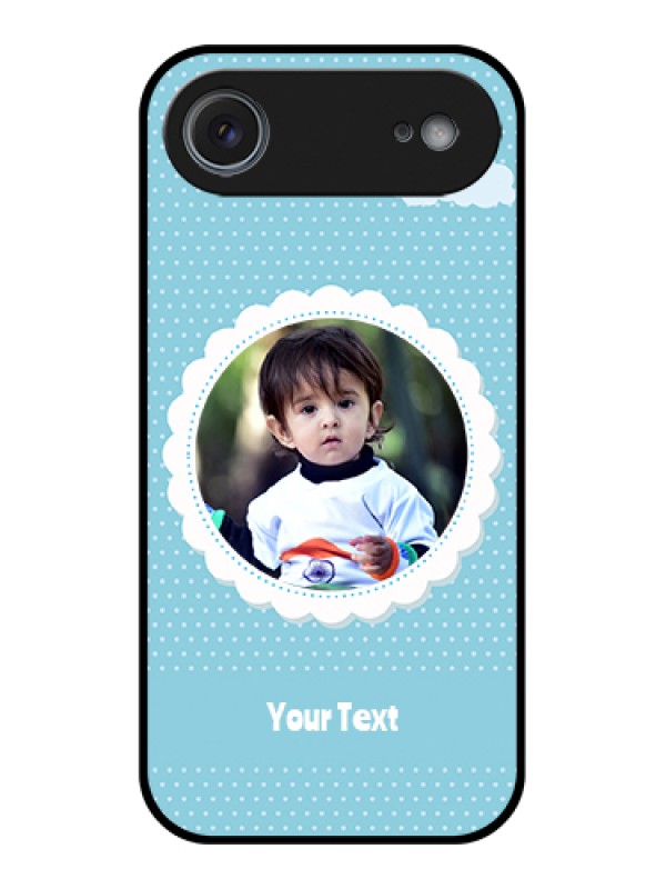 Custom Apple iPhone 17 Air Custom Metal Phone Case - Violet Pattern Design