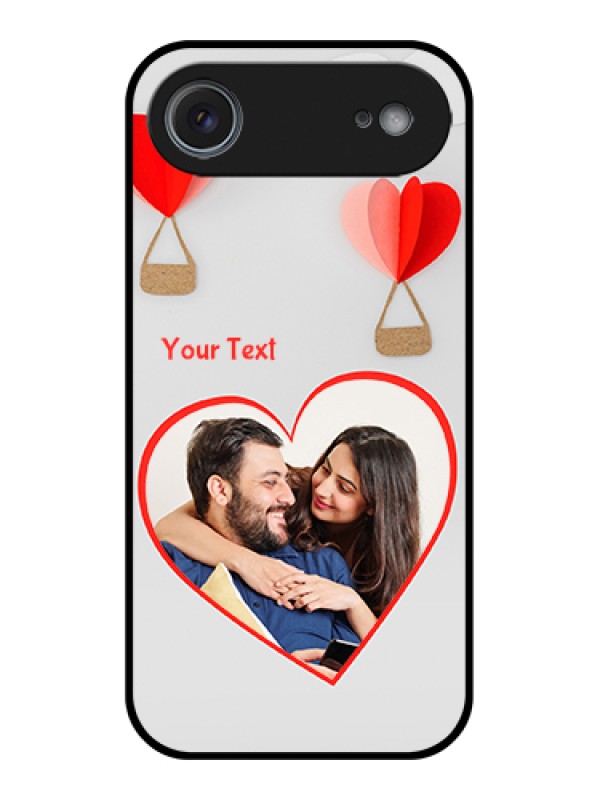 Custom Apple iPhone 17 Air Custom Metal Phone Case - Parachute Love Design