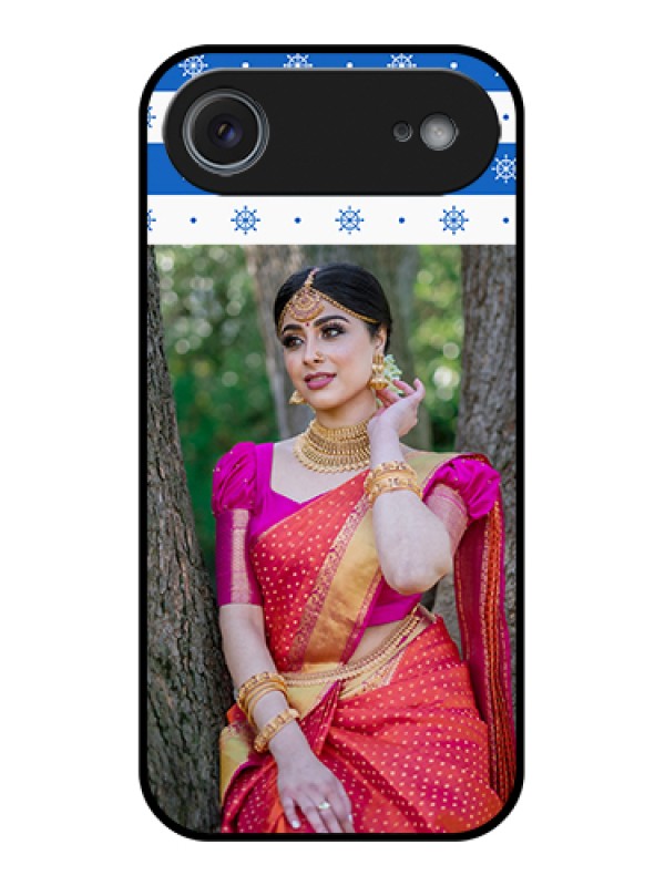 Custom Apple iPhone 17 Air Custom Metal Phone Case - Snow Pattern Design