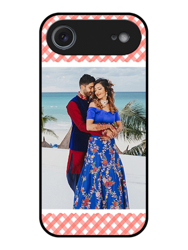 Custom Apple iPhone 17 Air Custom Metal Phone Case - Pink Pattern Design