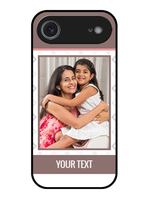 Custom Apple iPhone 17 Air Custom Metal Phone Case - Simple Diamond Design