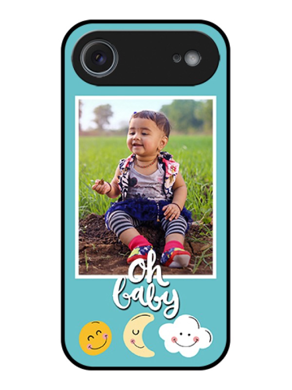Custom Apple iPhone 17 Air Custom Metal Phone Case - Smiley Kids Stars Design