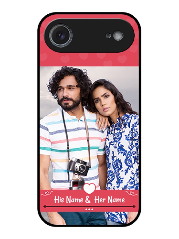 Custom Apple iPhone 17 Air Custom Metal Phone Case - Simple Love Design