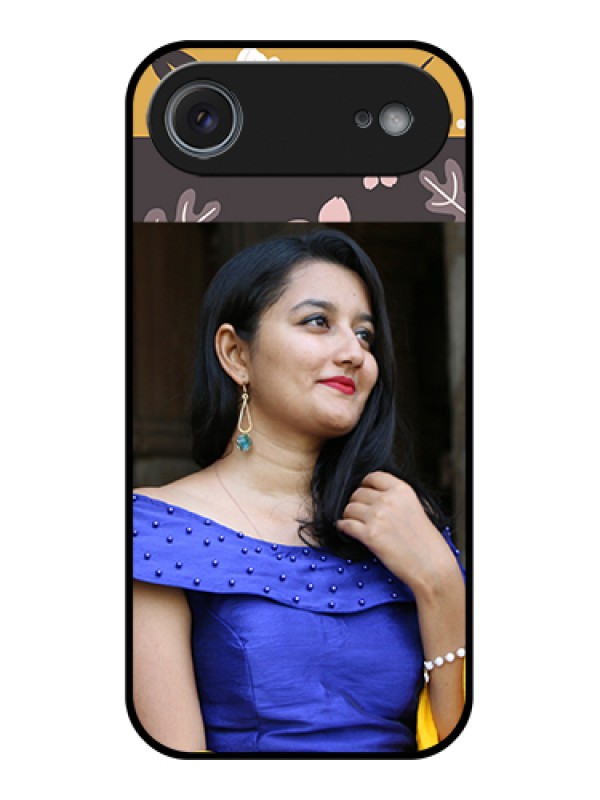 Custom Apple iPhone 17 Air Custom Metal Phone Case - Stylish Floral Design