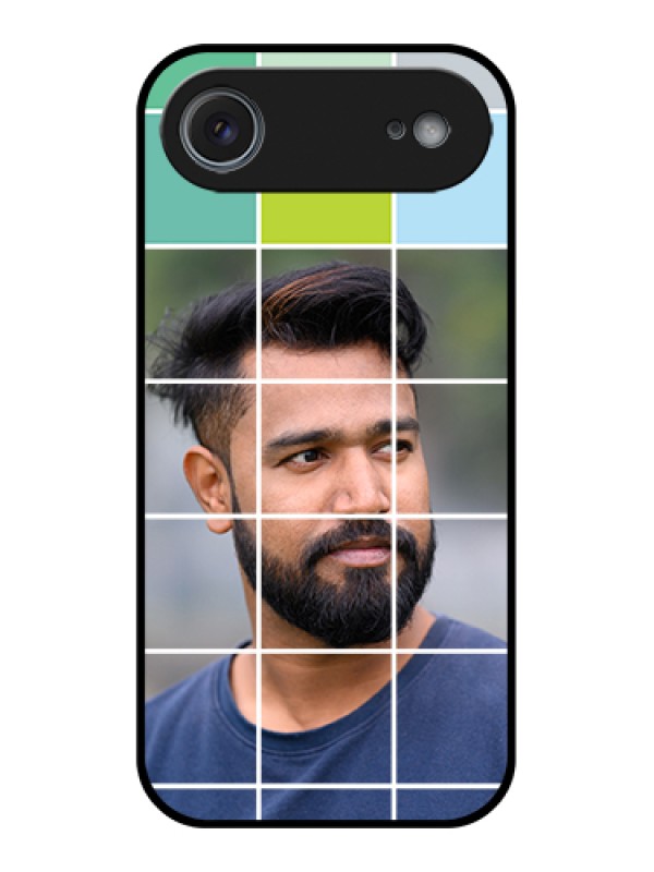 Custom Apple iPhone 17 Air Custom Metal Phone Case - With White Box Pattern