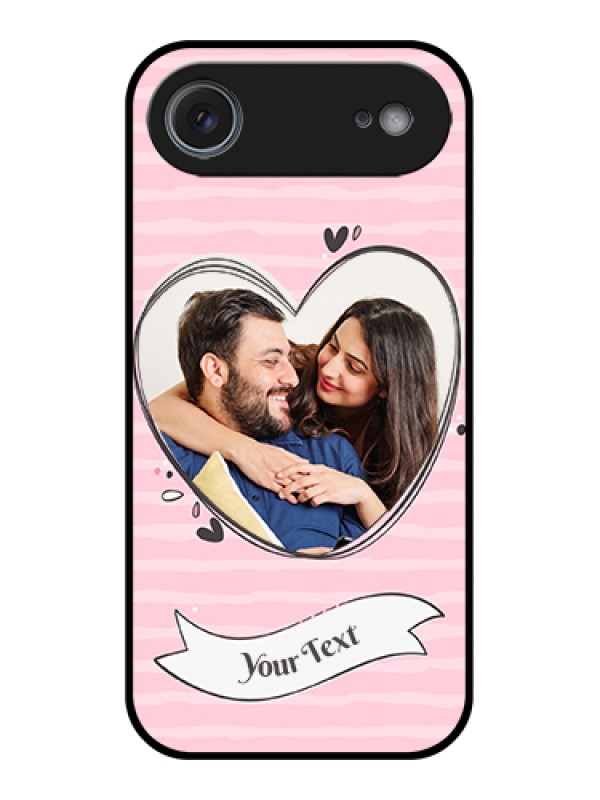 Custom Apple iPhone 17 Air Custom Metal Phone Case - Vintage Heart Design