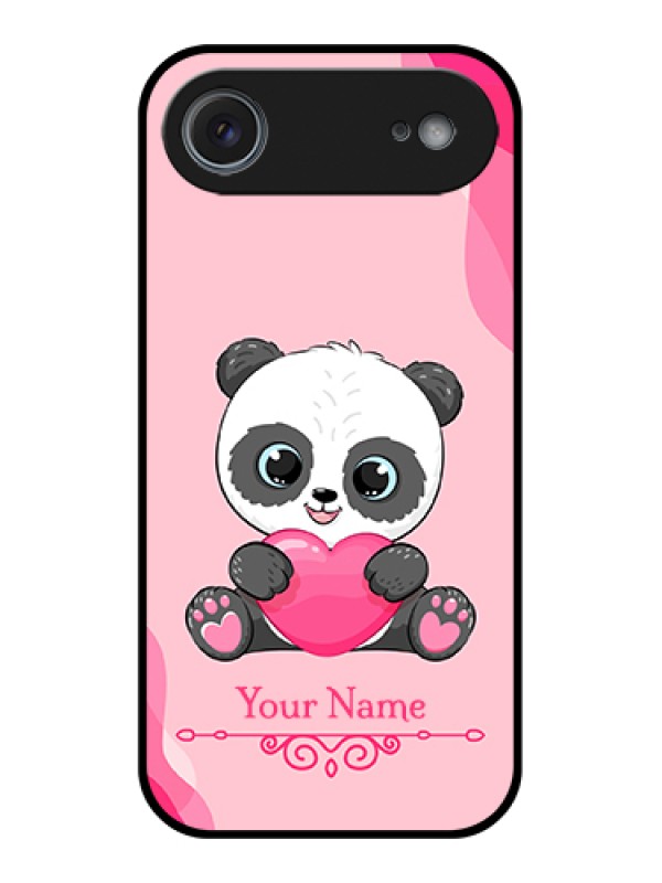 Custom Apple iPhone 17 Air Custom Metal Phone Case - Cute Panda Design
