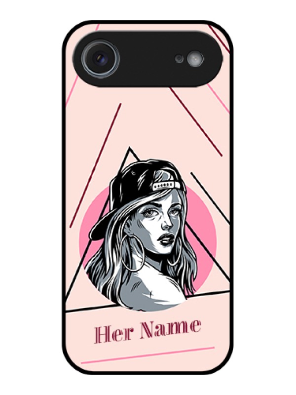 Custom Apple iPhone 17 Air Custom Metal Phone Case - Rockstar Girl Design