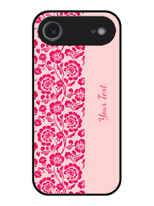 Custom Apple iPhone 17 Air Custom Metal Phone Case - Attractive Floral Pattern Design