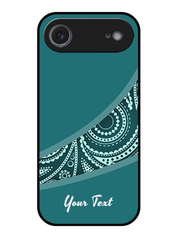 Custom Apple iPhone 17 Air Custom Metal Phone Case - Semi Visible Floral Design