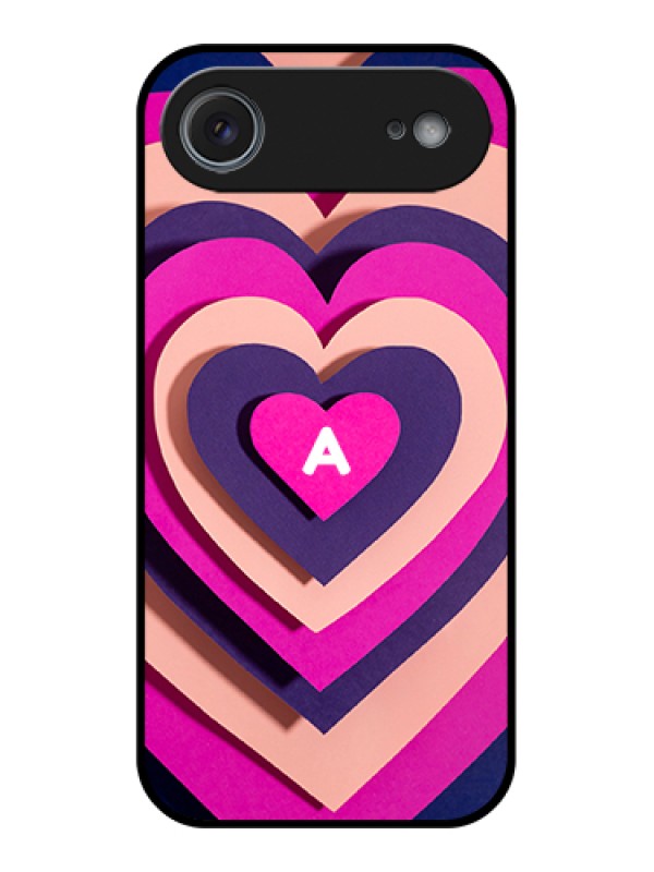 Custom Apple iPhone 17 Air Custom Metal Phone Case - Cute Heart Pattern Design
