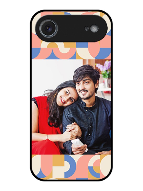 Custom Apple iPhone 17 Air Custom Metal Phone Case - Semi - Circle Maze Pattern Design