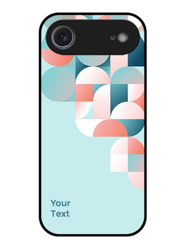 Custom Apple iPhone 17 Air Custom Metal Phone Case - Stylish Semi - Circle Pattern Design