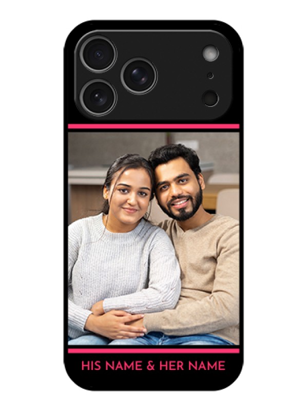 Custom Apple iPhone 17 Pro Max Custom Metal Phone Case - With Add Text Design