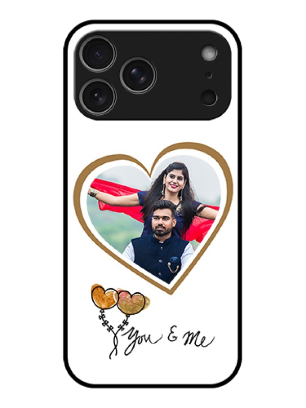 Custom Apple iPhone 17 Pro Max Custom Metal Phone Case - You & Me Design