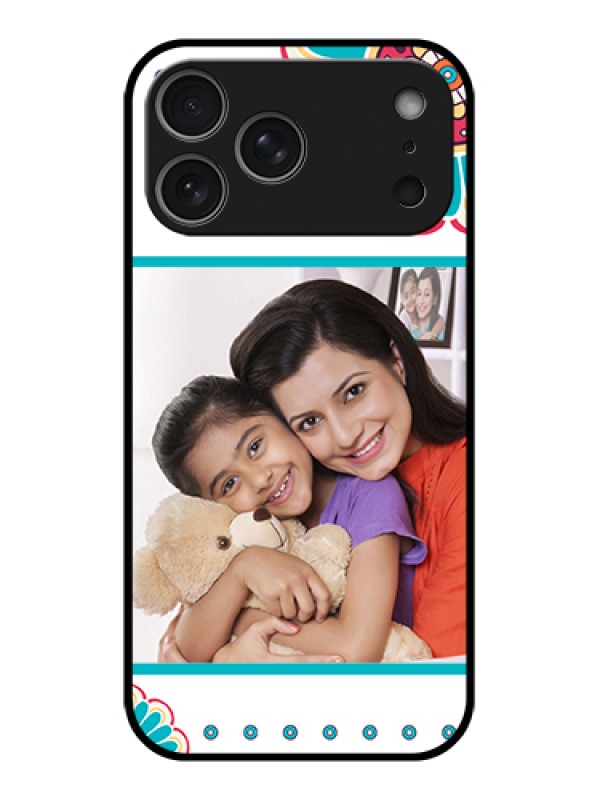 Custom Apple iPhone 17 Pro Max Custom Metal Phone Case - Flower Design