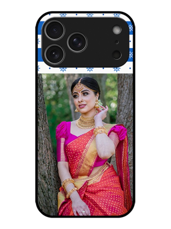 Custom Apple iPhone 17 Pro Max Custom Metal Phone Case - Snow Pattern Design