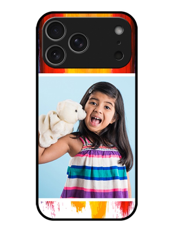 Custom Apple iPhone 17 Pro Max Custom Metal Phone Case - Multi Color Design