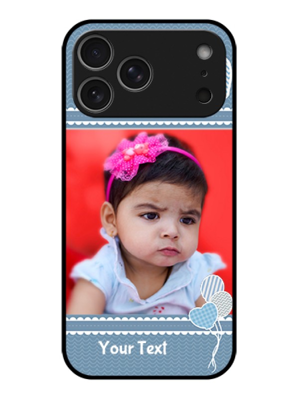 Custom Apple iPhone 17 Pro Max Custom Metal Phone Case - With Kids Pattern Design