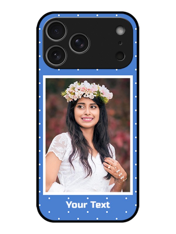 Custom Apple iPhone 17 Pro Max Custom Metal Phone Case - Polka Dots Design