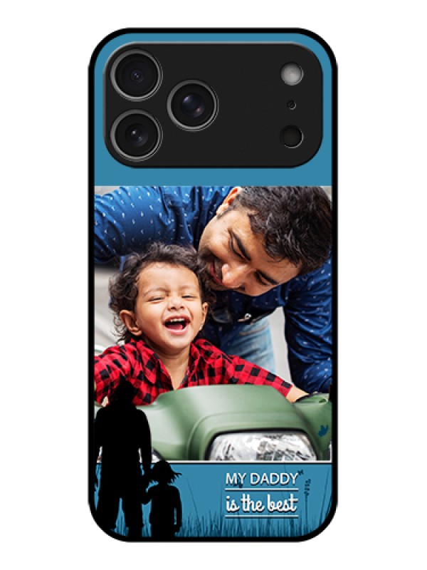 Custom Apple iPhone 17 Pro Max Custom Metal Phone Case - Best Dad Design