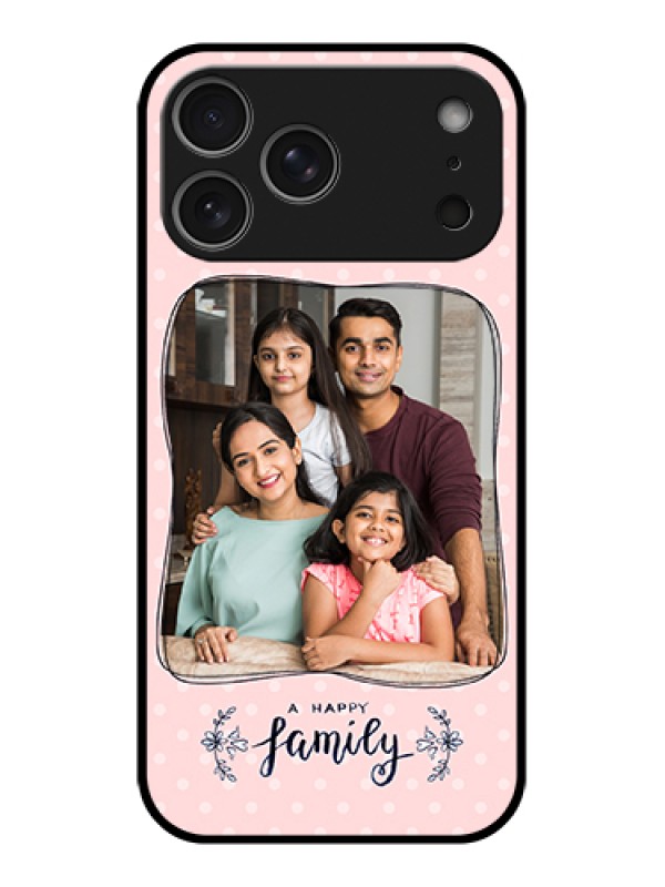 Custom Apple iPhone 17 Pro Max Custom Metal Phone Case - Family With Dots Design