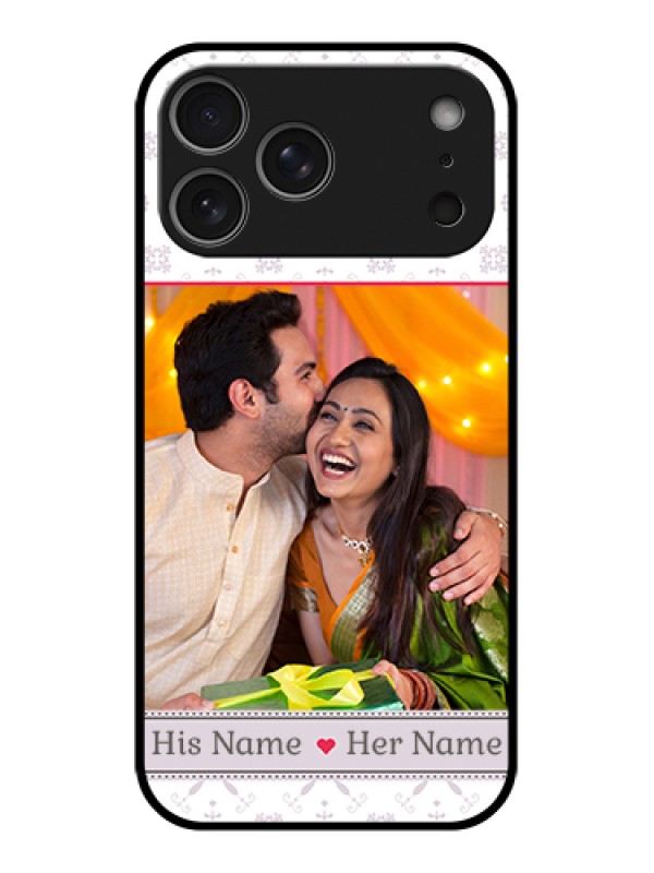 Custom Apple iPhone 17 Pro Max Custom Metal Phone Case - With Photo And Ethnic Design