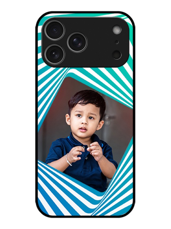 Custom Apple iPhone 17 Pro Max Custom Metal Phone Case - Abstract Spiral Design