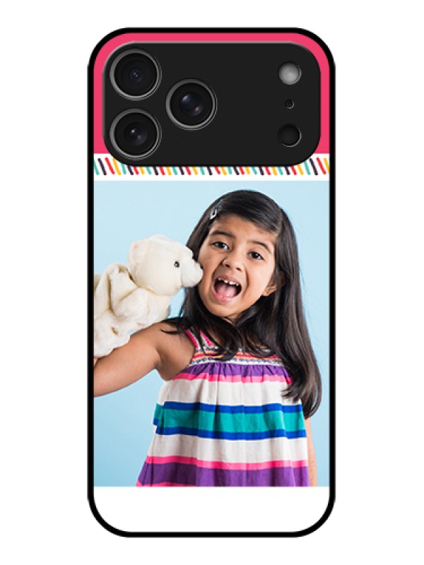 Custom Apple iPhone 17 Pro Max Custom Metal Phone Case - Line Art Design