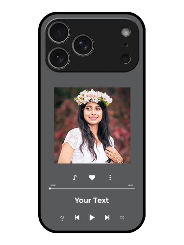 Custom Apple iPhone 17 Pro Max Custom Metal Phone Case - Play The Music Design