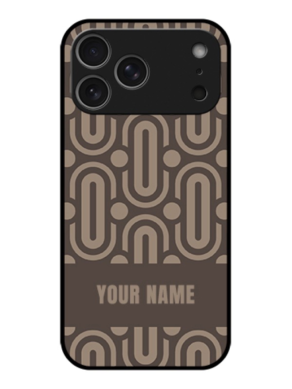 Custom Apple iPhone 17 Pro Max Custom Metal Phone Case - Captivating Zero Pattern Design