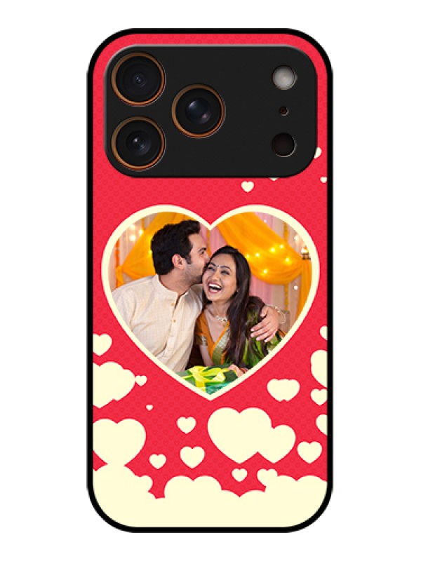 Custom Apple iPhone 17 Pro Custom Metal Phone Case - Love Symbols Phone Cover Design