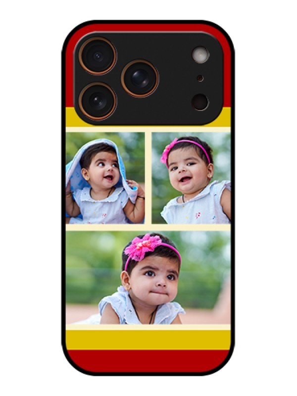 Custom Apple iPhone 17 Pro Custom Metal Phone Case - Multiple Pic Upload Design