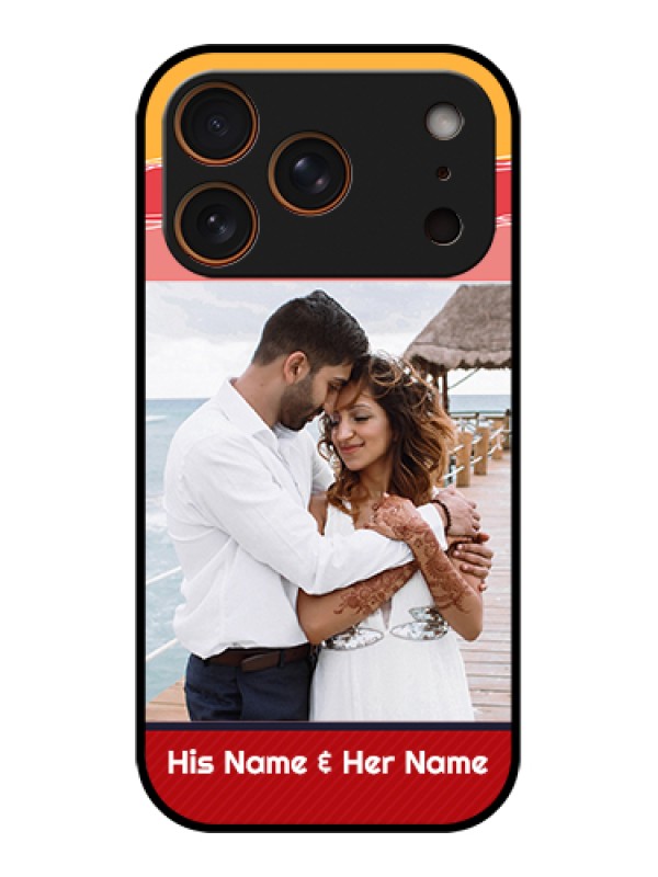 Custom Apple iPhone 17 Pro Custom Metal Phone Case - Colorful Case Design