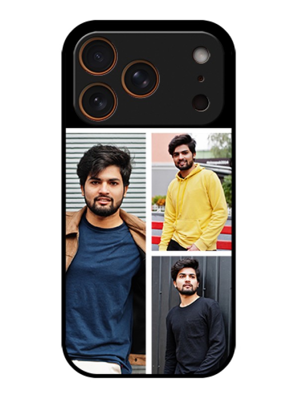 Custom Apple iPhone 17 Pro Custom Metal Phone Case - Upload Multiple Picture Design