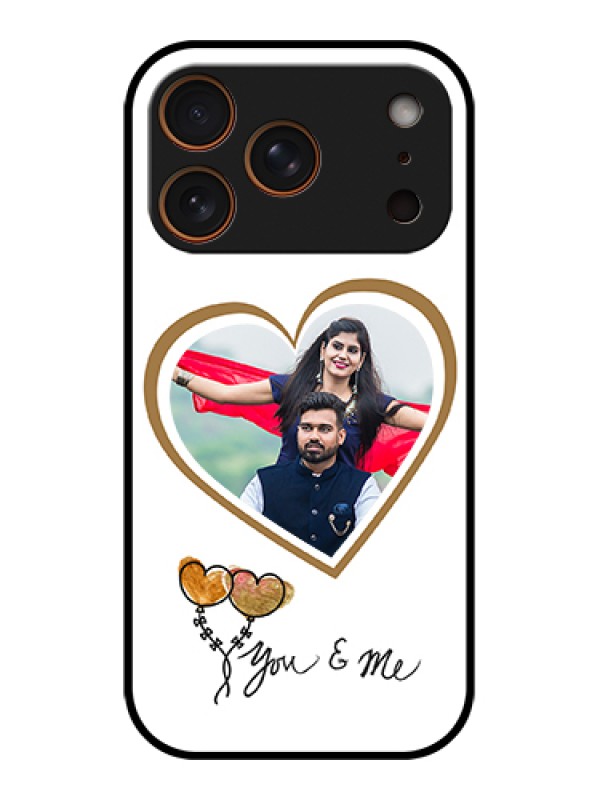 Custom Apple iPhone 17 Pro Custom Metal Phone Case - You & Me Design
